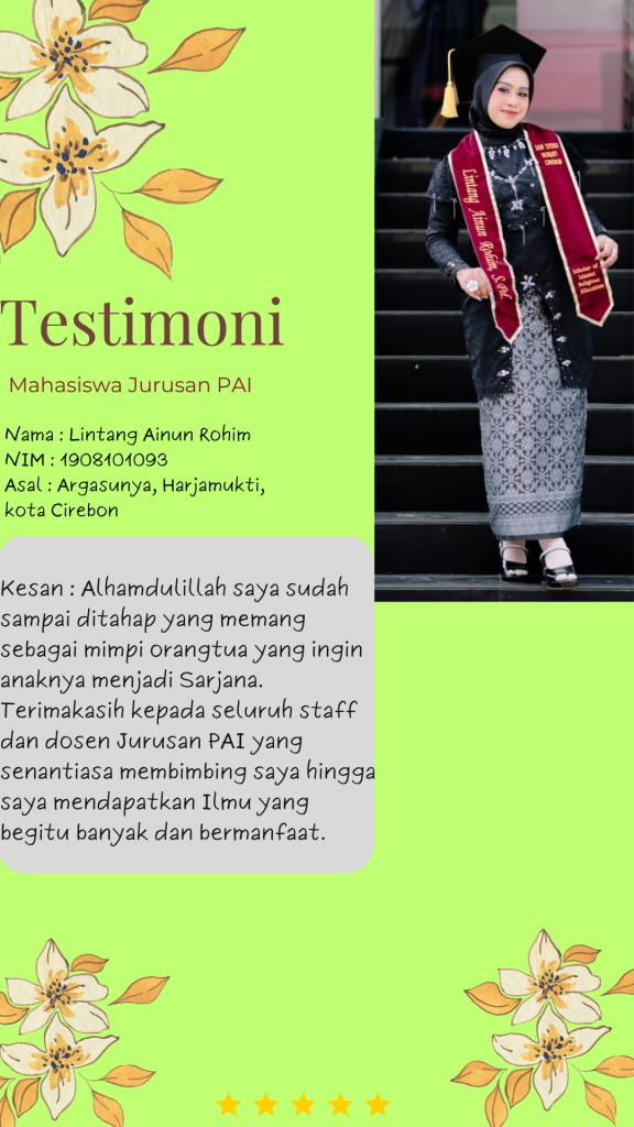 Testimoni Alumni