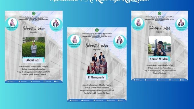 Mahasiswa PAI Raih Tiga Kejuaraan pada Kegiatan Gema Ramadhan