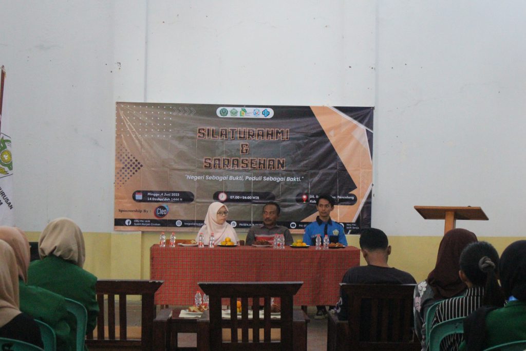 Himpunan Mahasiswa Jurusan PAI Silaturahmi dan Sarasehan di Desa Sarewu