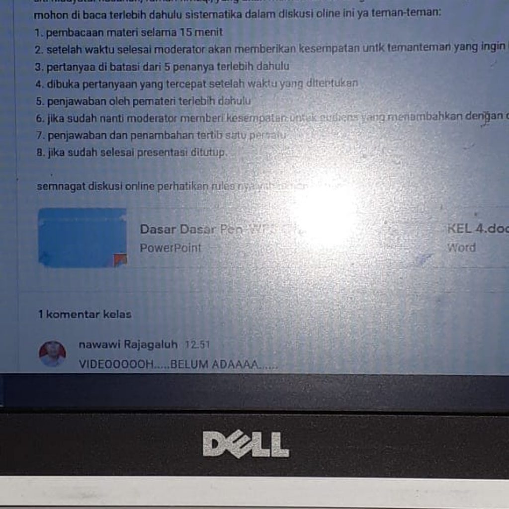 Kuliah Online Dampak Virus Covid-19