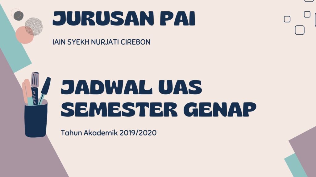 Jadwal Pelaksanaan Ujian Akhir Semester Ganjil 2019/2020