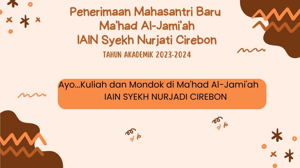 Program Ma'had Al-Jami'ah Wajib Untuk Mahasiswa Baru TA 2023-2024