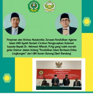 Ucapan Selamat dan Sukses Atas Promosi Gelar Doktor