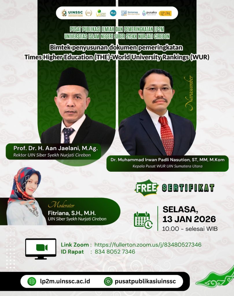 Menuju World Class University Transformasi Strategis UIN Siber Syekh Nurjati Cirebon
