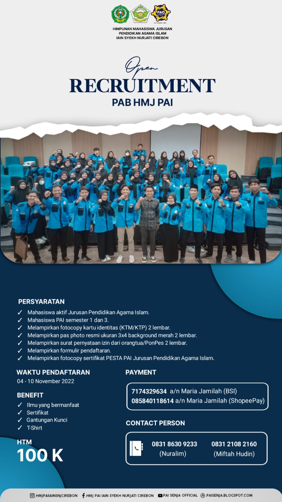 Penerimaan Anggota Baru (PAB) HMJ PAI