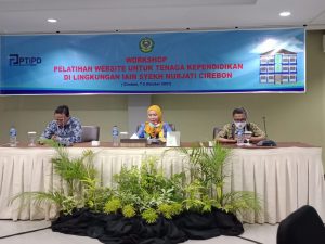 Workshop Pelatihan Website Untuk Tenaga Kependidikan di Lingkungan IAIN Syekh Nurjati Cirebon