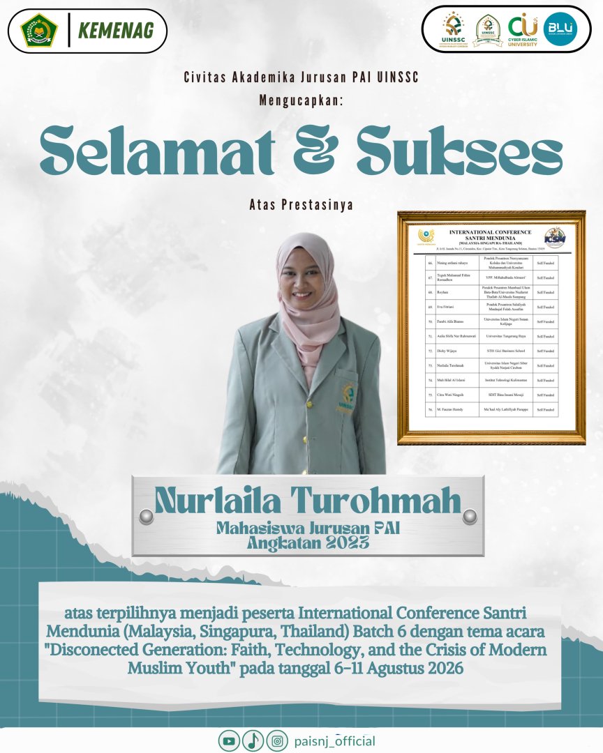 Selamat dan Sukses Atas Prestasinya