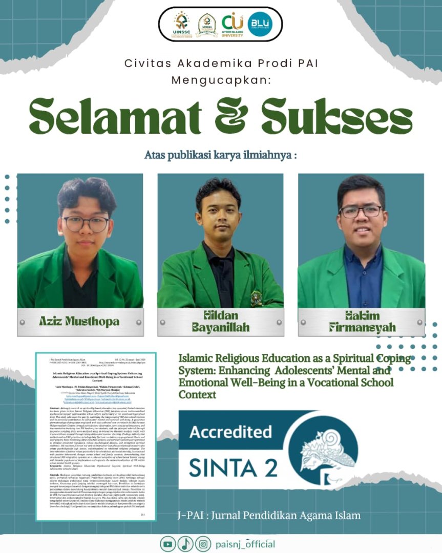 Sinergi Akademik Mahasiswa dan Dosen Prodi PAI Berhasil Publikasikan Karya Ilmiah di Jurnal Terakreditasi Sinta 2
