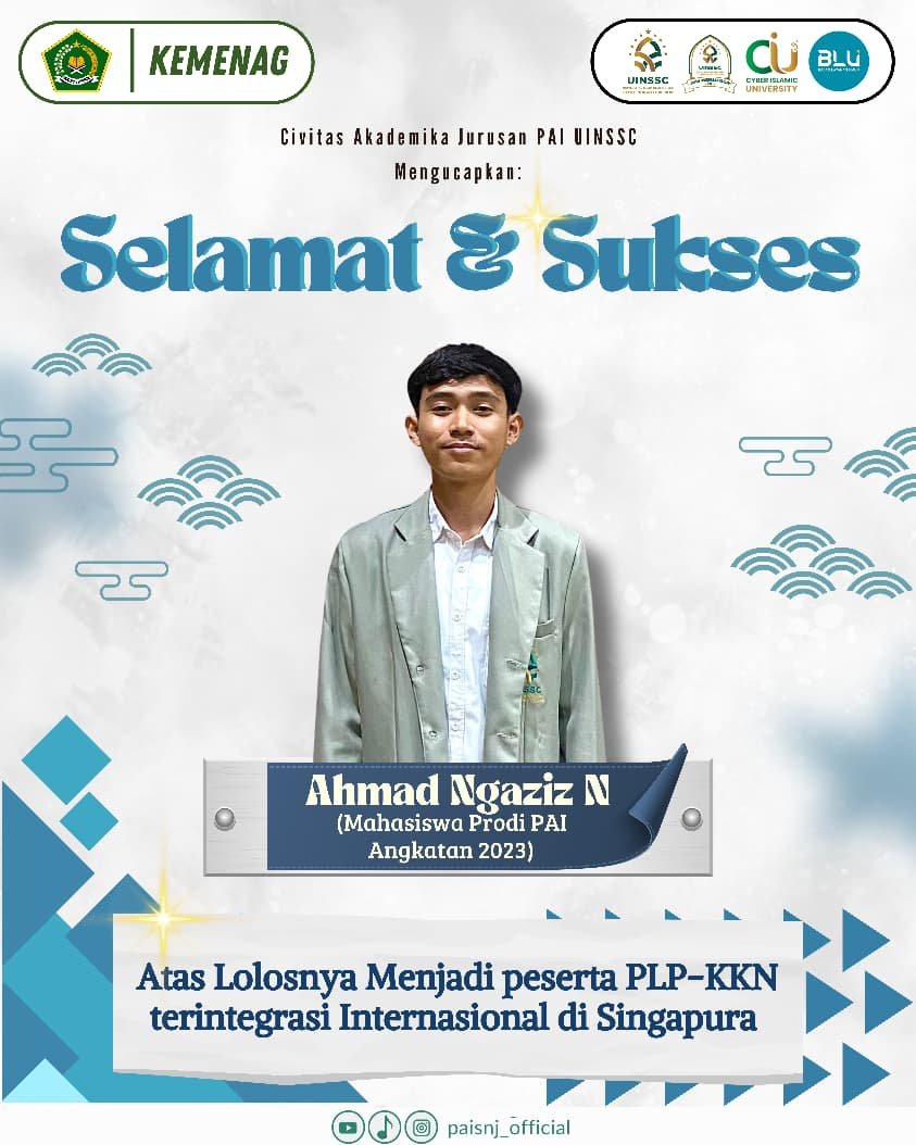 Kebanggan Prodi PAI Mahasiswa Angkatan 2023  Lolos Seleksi Peserta PLP-KKN Terintegrasi Internasional  Di Singapura