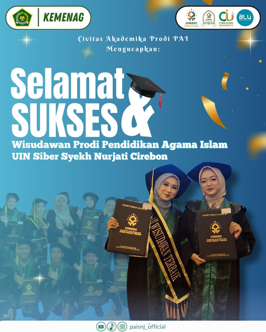 Selamat dan Sukses Wisudawan Mahasiswa PAI