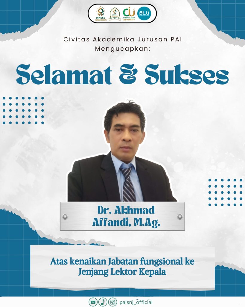 Dr. Akhmad Affandi, M.Ag